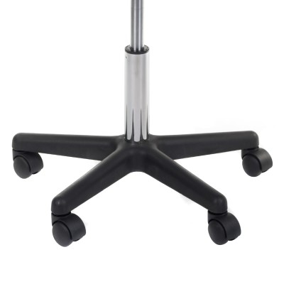 Black medical rolling stool